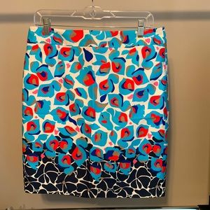 Patterned Ann Taylor Skirt